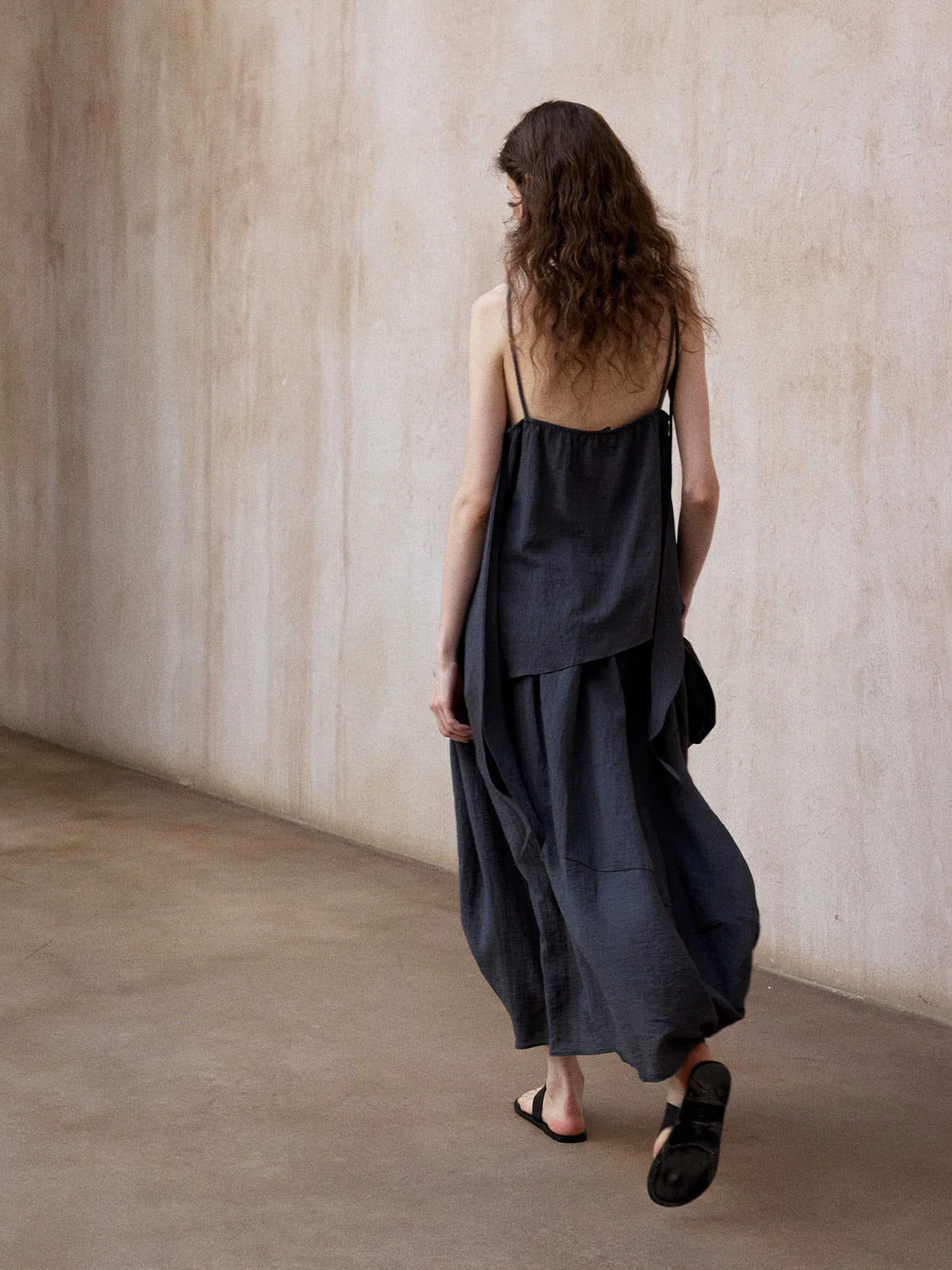 RIKA BULB SKIRT- DARK BULE