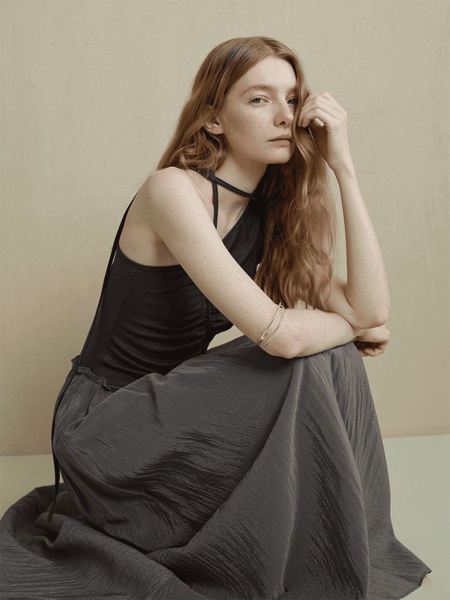Asymmetric Ruched Panel Dress