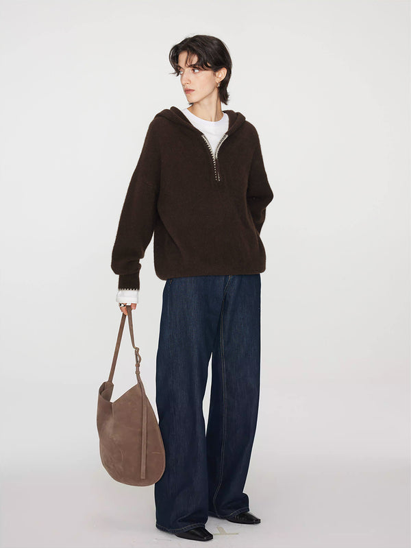 Fjord Yak Half-Zip Hoodie