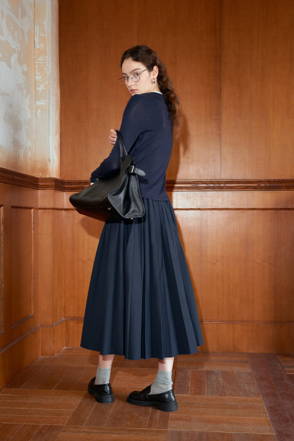 Layered Contrast Henley Tee