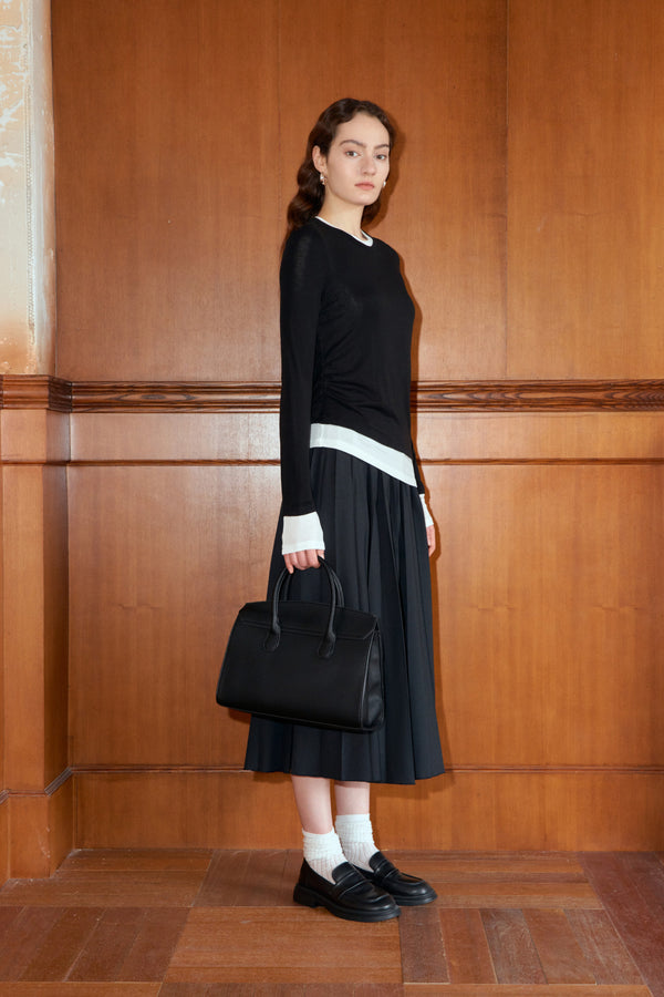 Asymmetry Layered Long Sleeve Tee