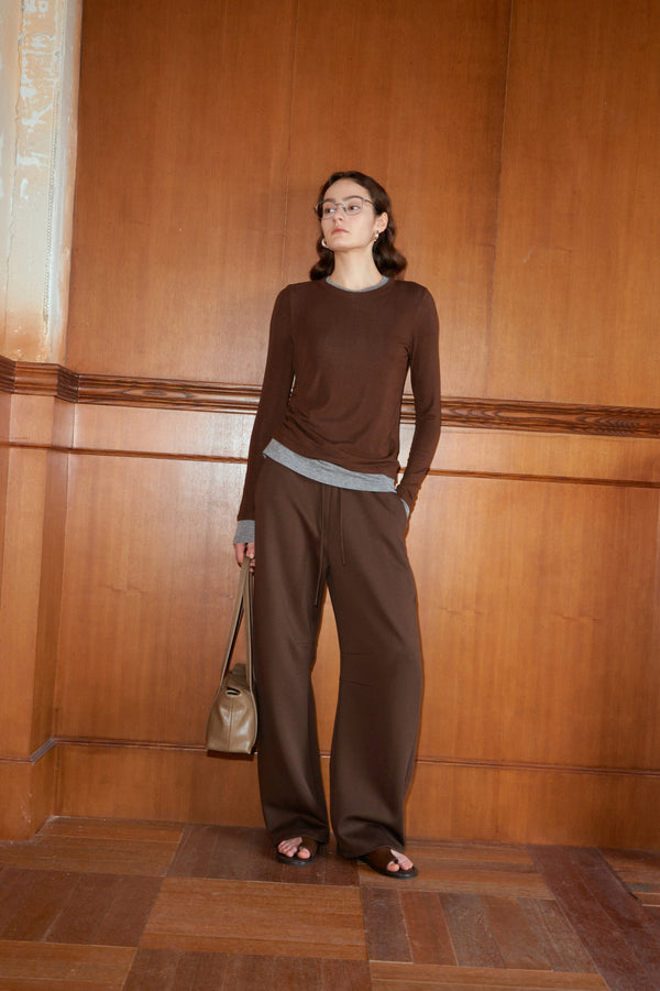 Relaxed Drawstring Trousers