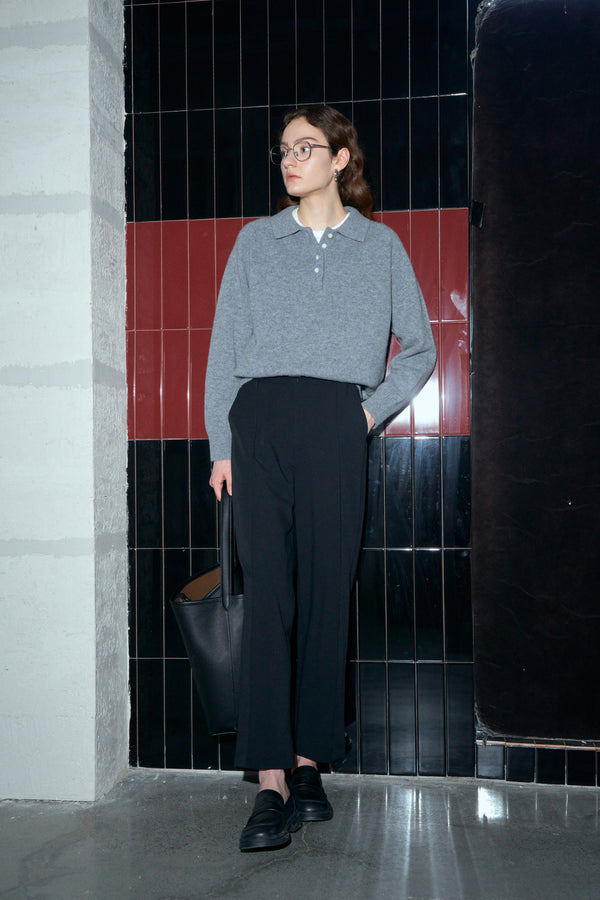 Tailored Wide-Leg Trousers