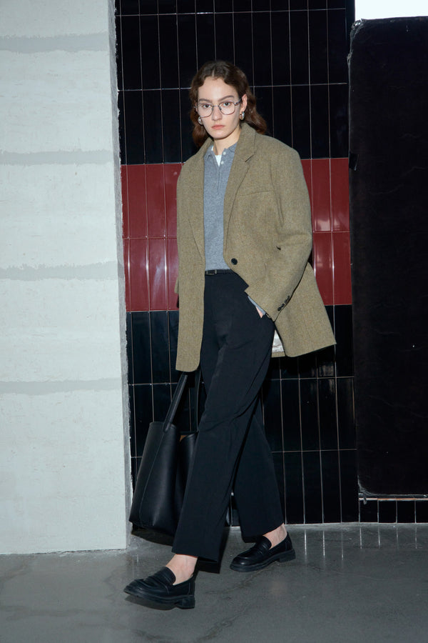 Tailored Wide-Leg Trousers