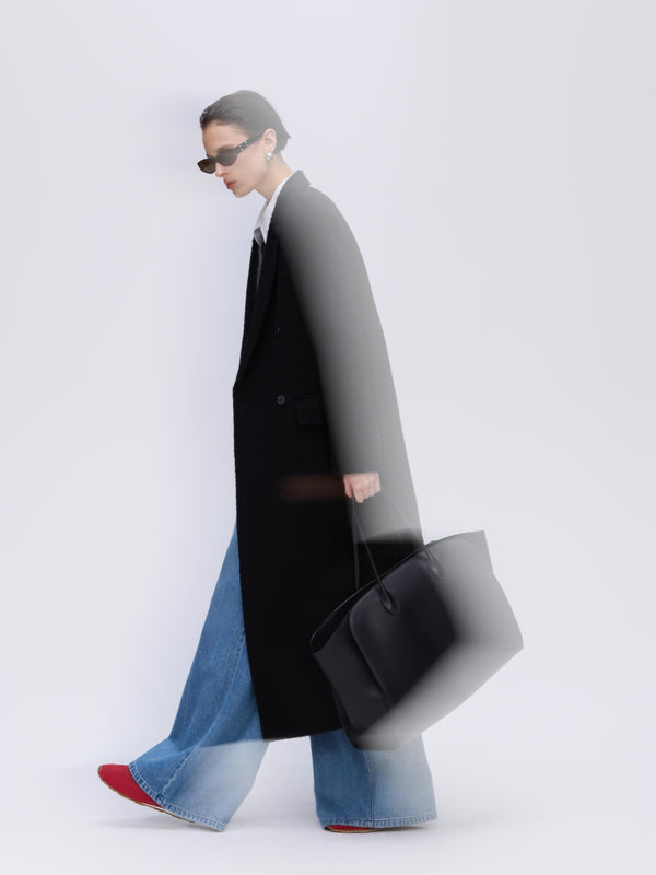 Structured Double-Breasted Coat