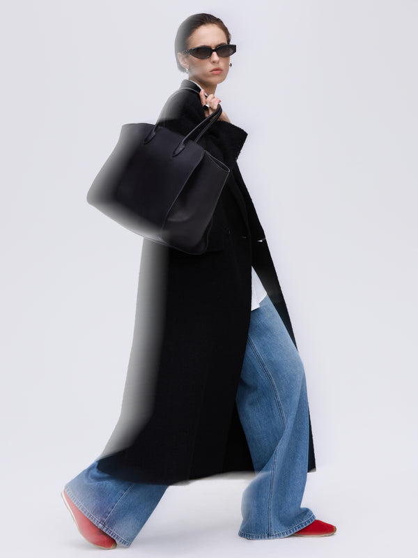 Structured Double-Breasted Coat