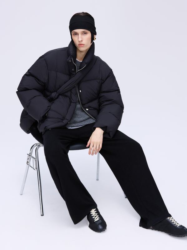 High-Neck Down Jacket