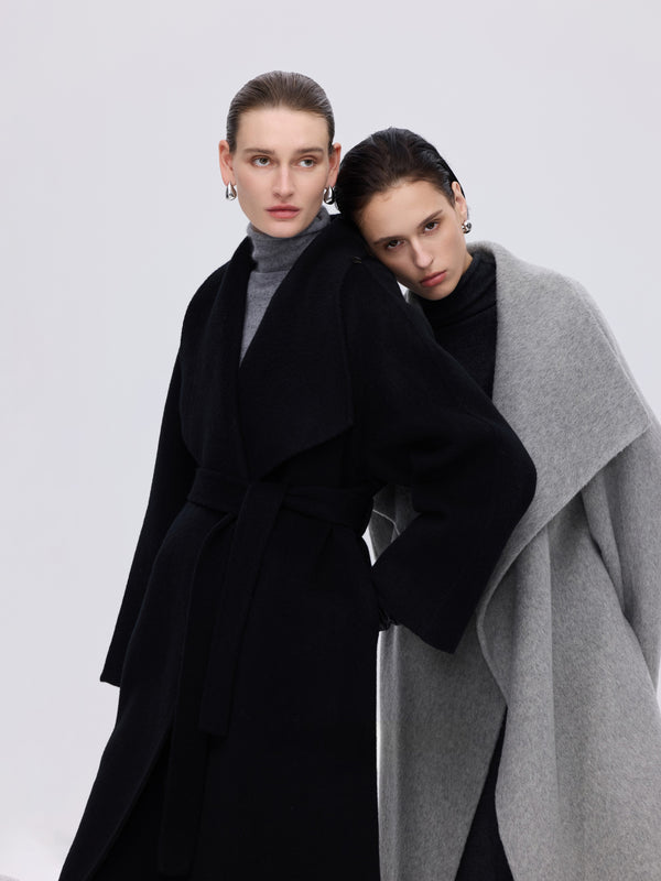 Soft-Structured Wool Coat