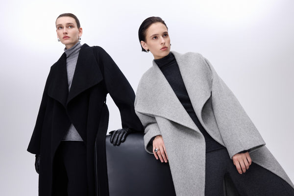 Soft-Structured Wool Coat