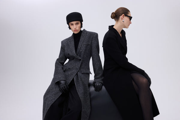 Double-Breasted Wool–Alpaca Coat