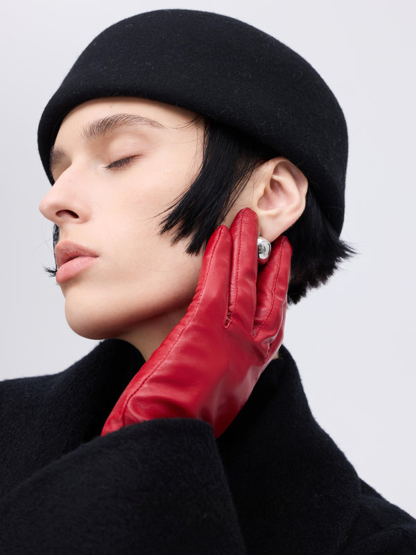 Wool–Camel Wrap Coat