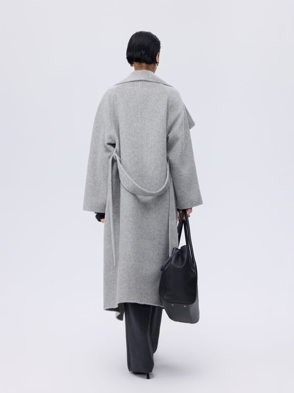 Soft-Structured Wool Coat