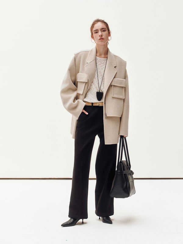 Rustic Wool Elegance Vest