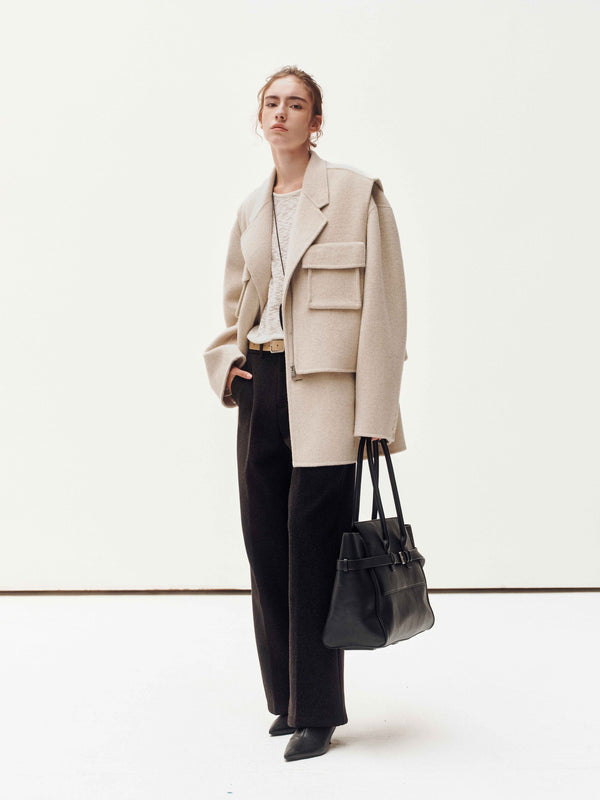 Rustic Wool Elegance Vest