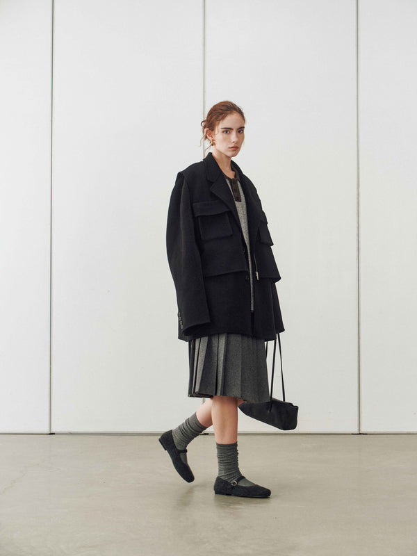 Rustic Wool Elegance Vest