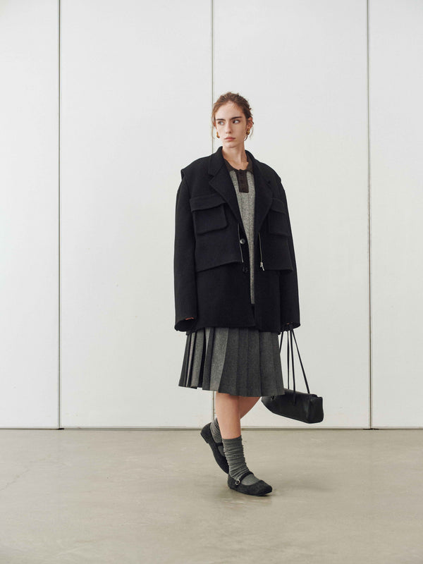 Rustic Wool Elegance Vest