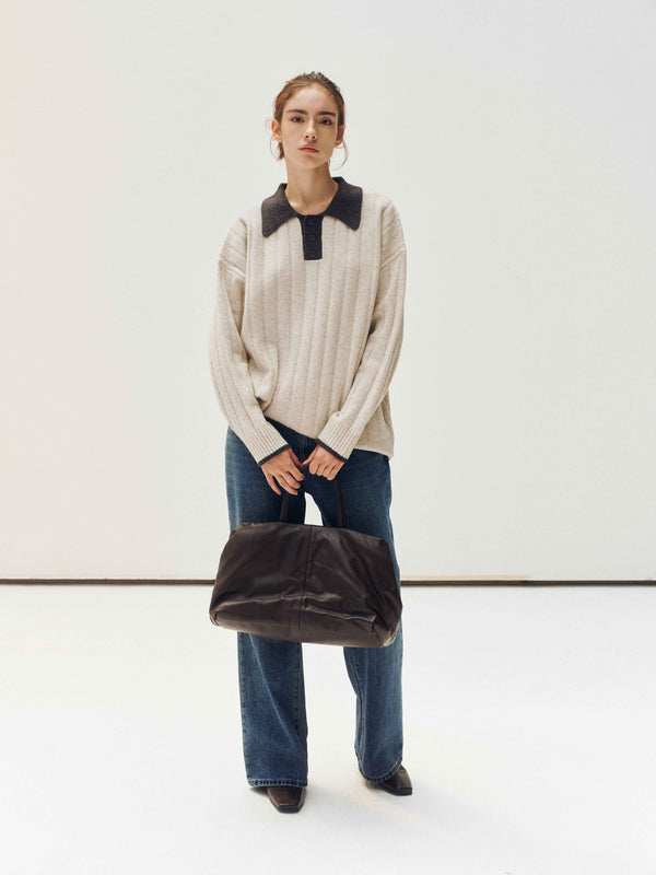 Shadow Fade Wide Jeans - Vintage Blue