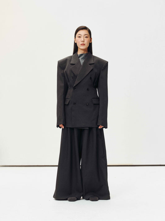 Echelon Pinstripe Blazer