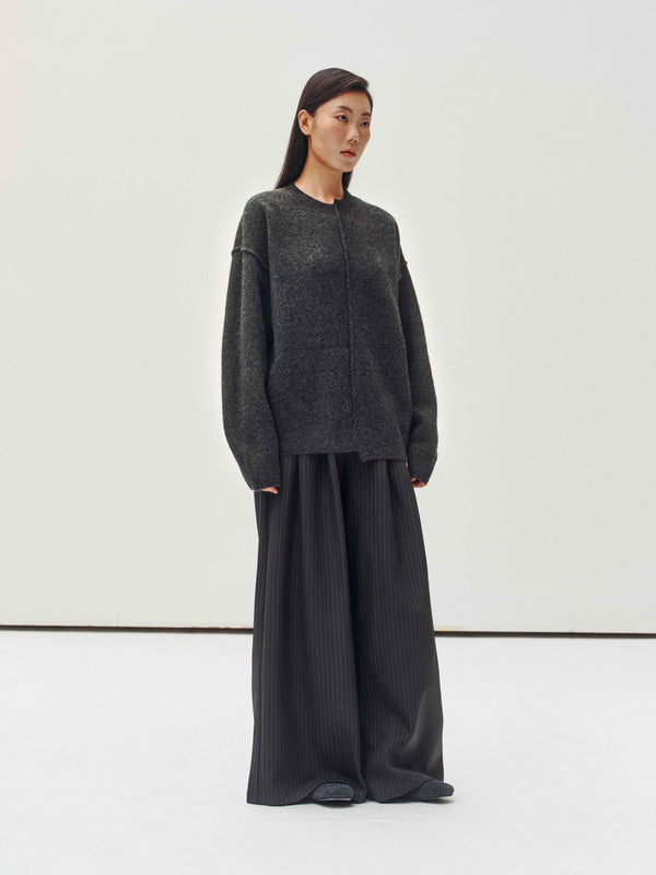 Fringe Wrap Cardigan & Scarf