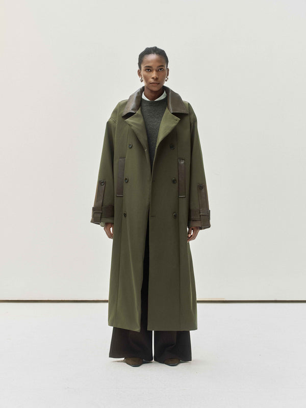 Oblique Trench Coat