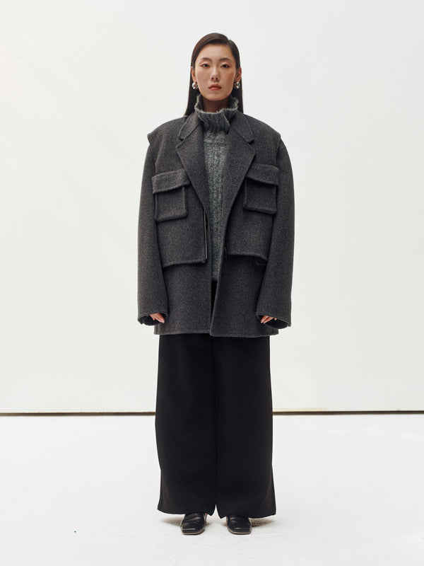 Rustic Wool Elegance Vest