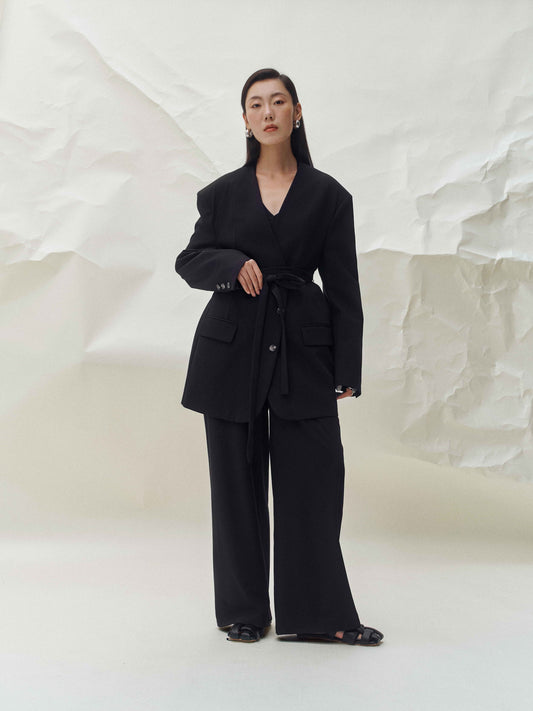 Obscura Wrap Blazer Set