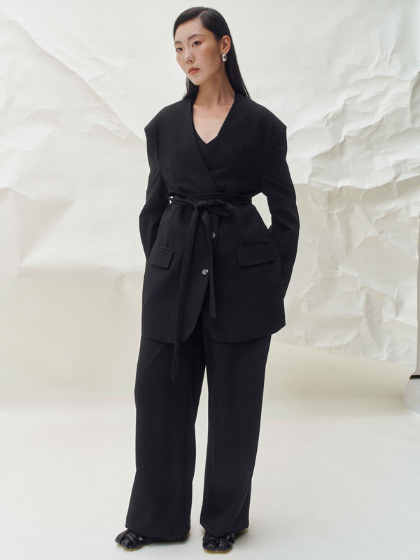 Obscura Wrap Blazer Set