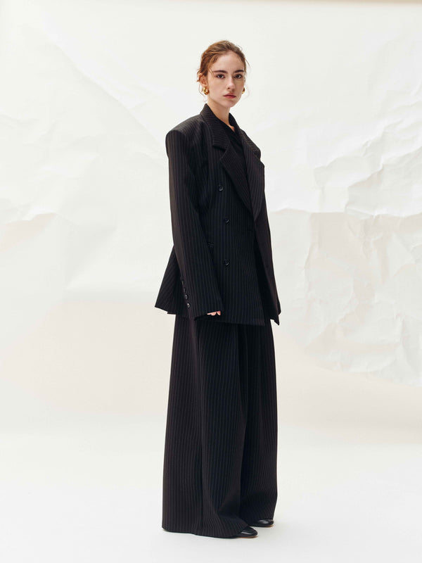 Echelon Pinstripe Blazer