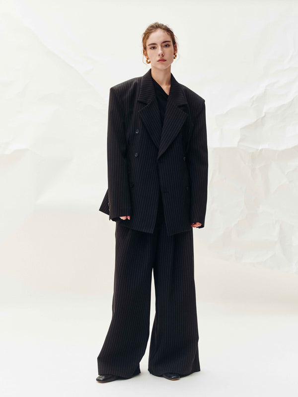 Echelon Pinstripe Blazer