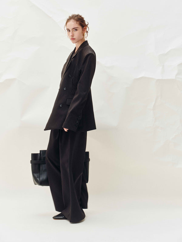 Echelon Pinstripe Blazer