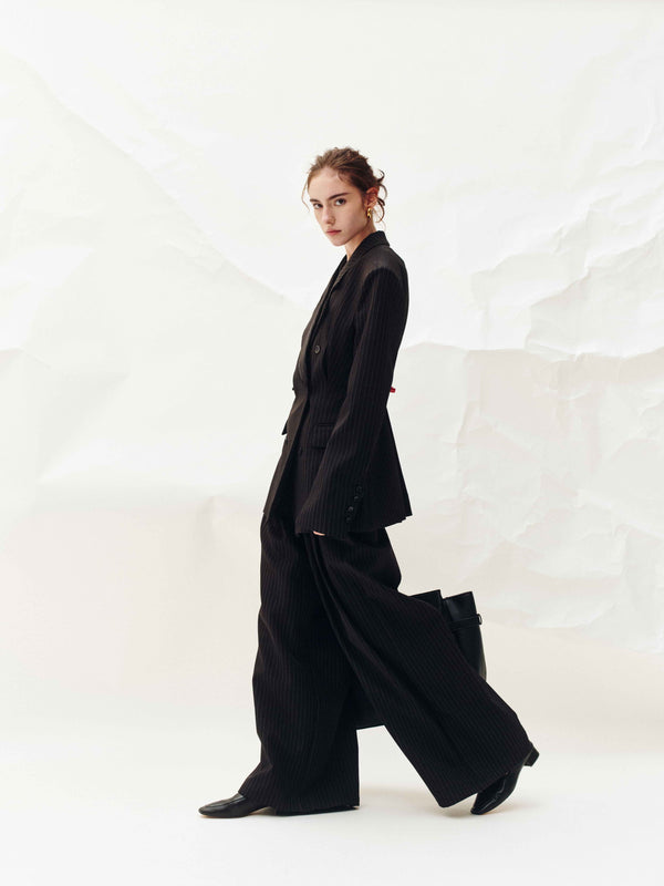 Echelon Pinstripe Blazer