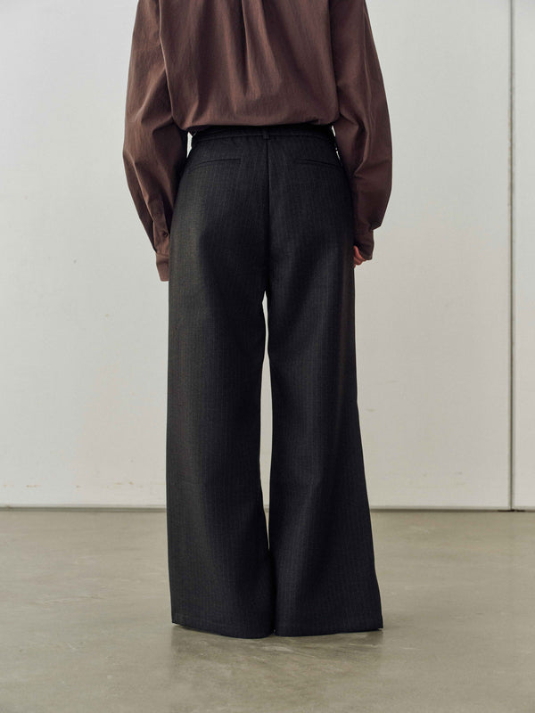 Tailored Wide-Leg Trousers
