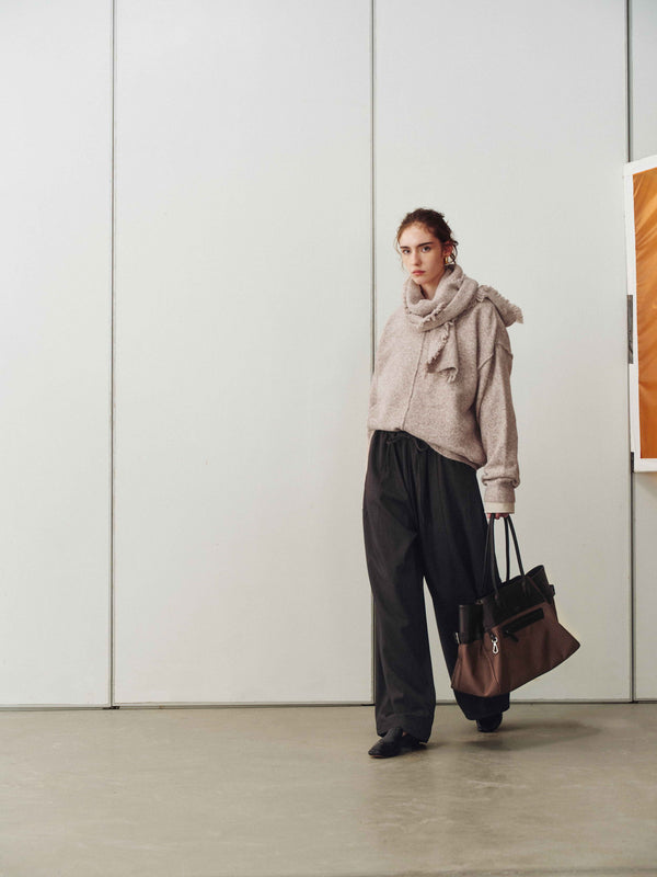 Fringe Wrap Cardigan & Scarf