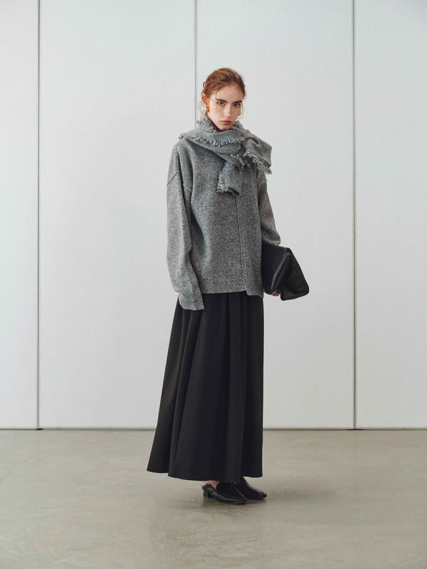 Fringe Wrap Cardigan & Scarf