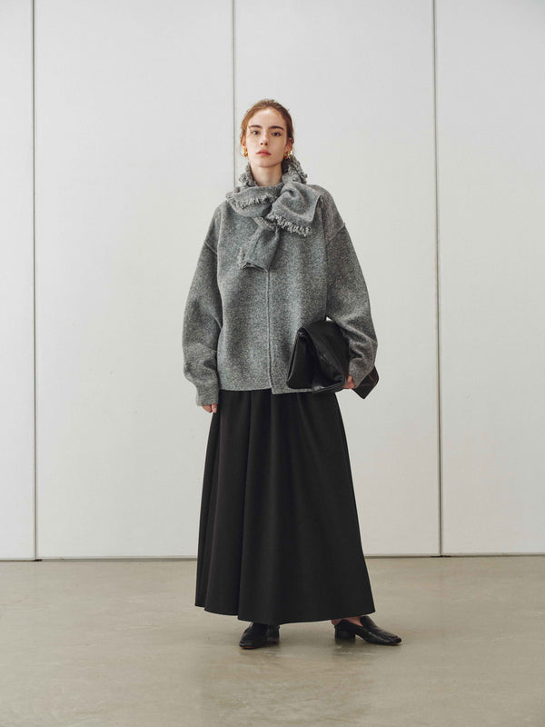 Fringe Wrap Cardigan & Scarf