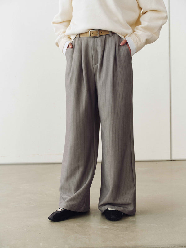 Drift Pinstripe Trench Pants