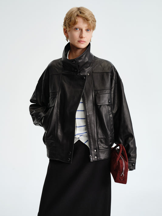 Fayro Bold Lambskin Jacket