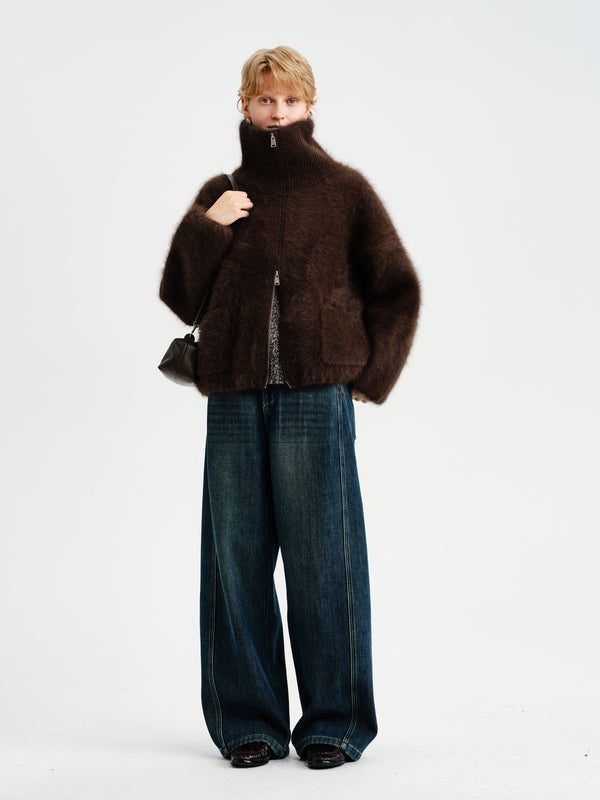 Cocoon Wide-Leg Denim