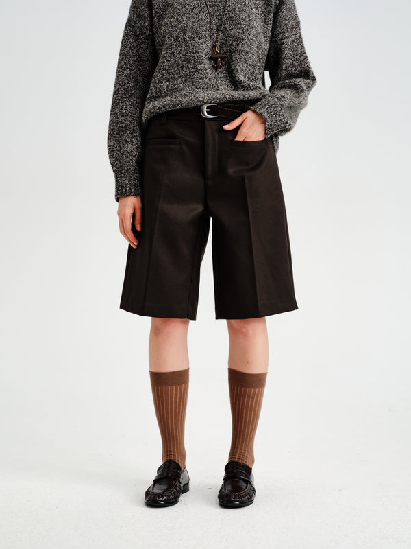 Sleek Fit Twill Shorts