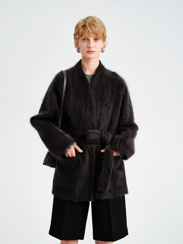 Drift Cashmere-Wool Robe Coat