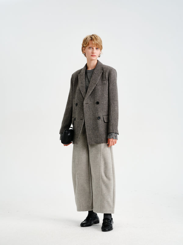 Contour Cocoon Wool-Blend Trousers