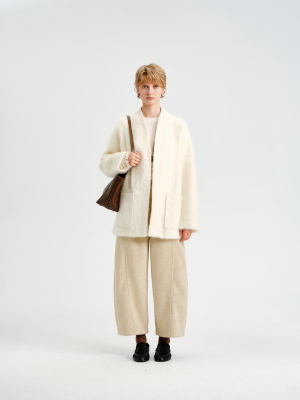 Contour Cocoon Wool-Blend Trousers
