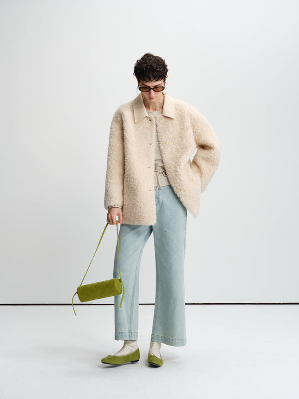 Pale Horizon Straight-Leg Jeans