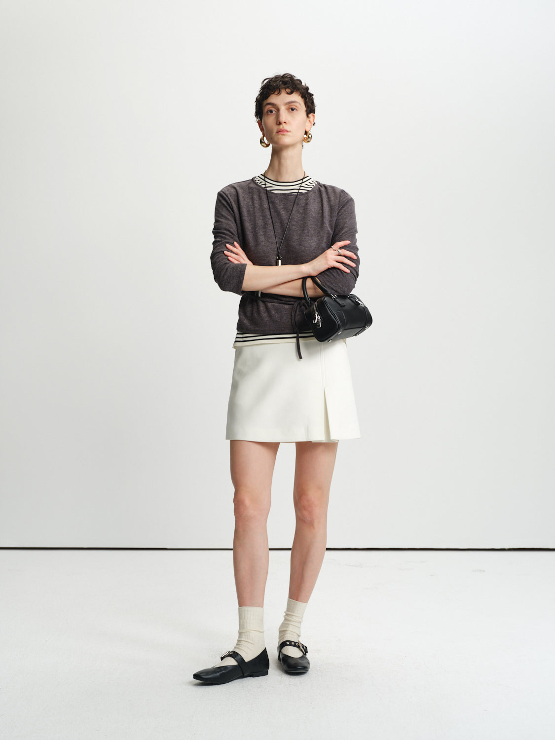 Sharp Pleat Mini
