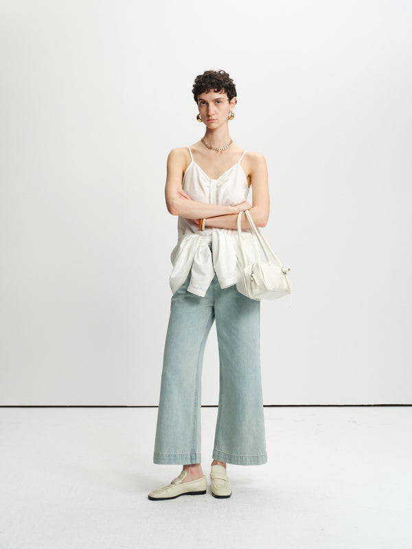 Drift Tencel-Linen Layered Shirt