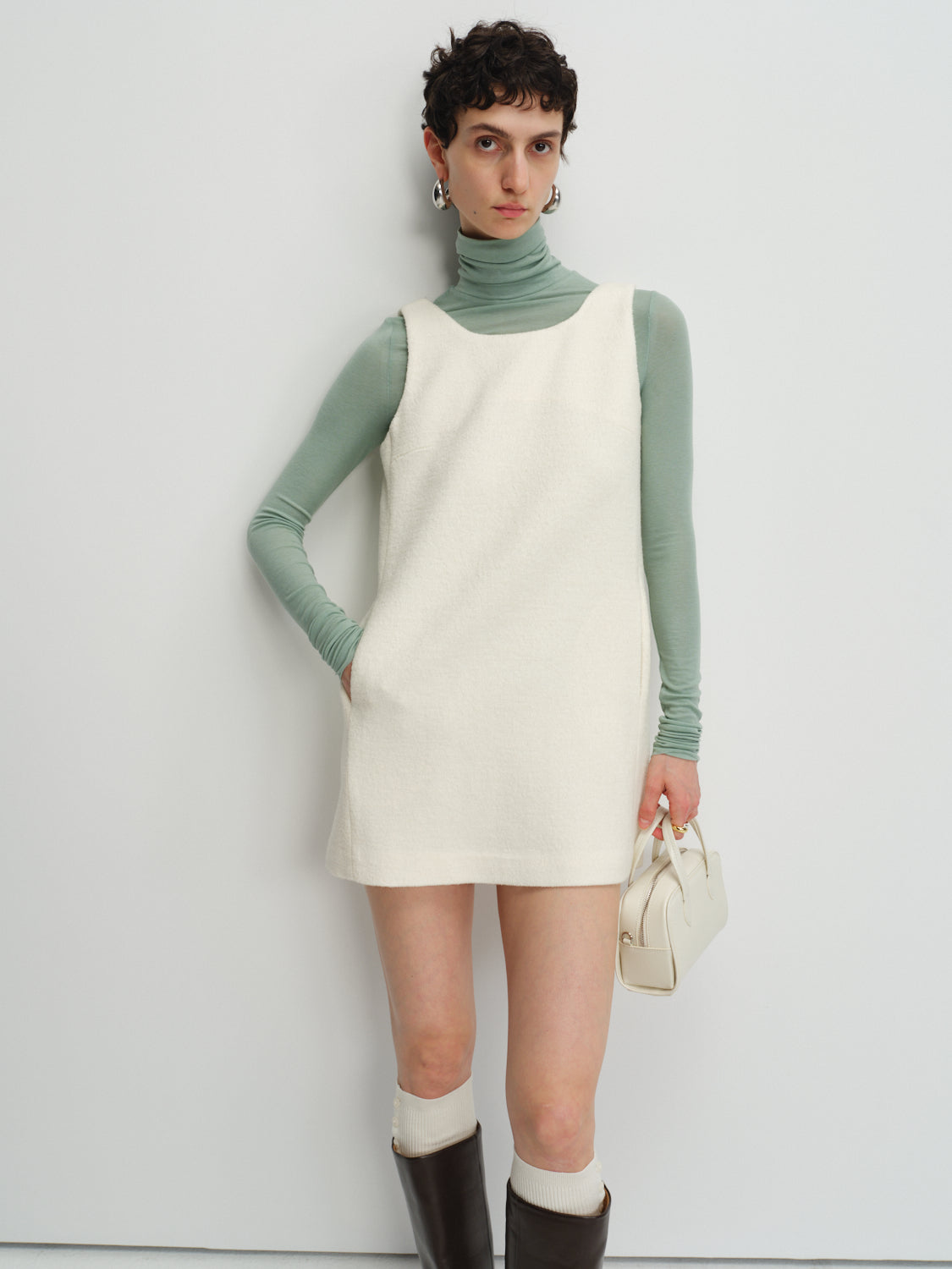 Loop Pinafore Dress