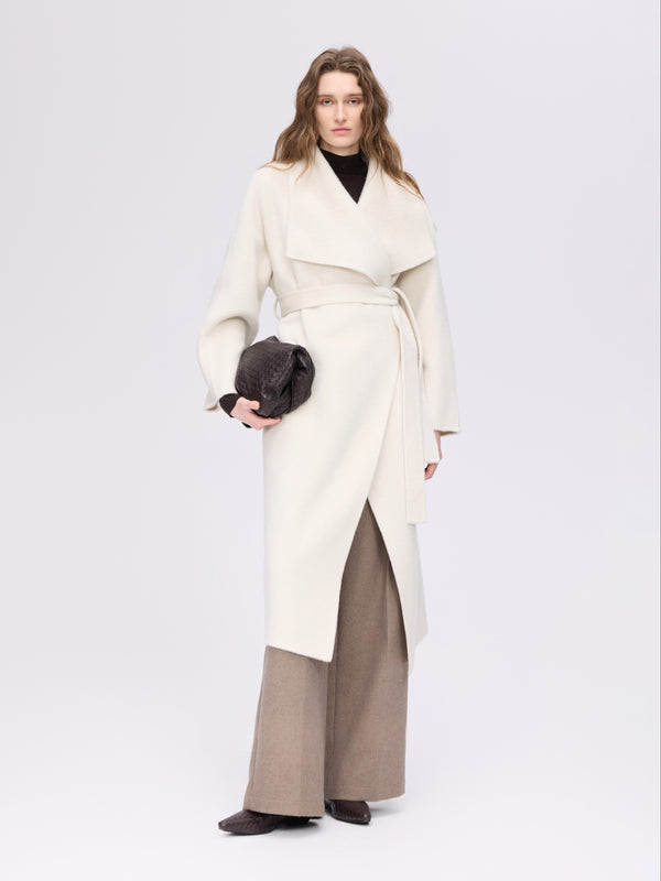Soft-Structured Wool Coat