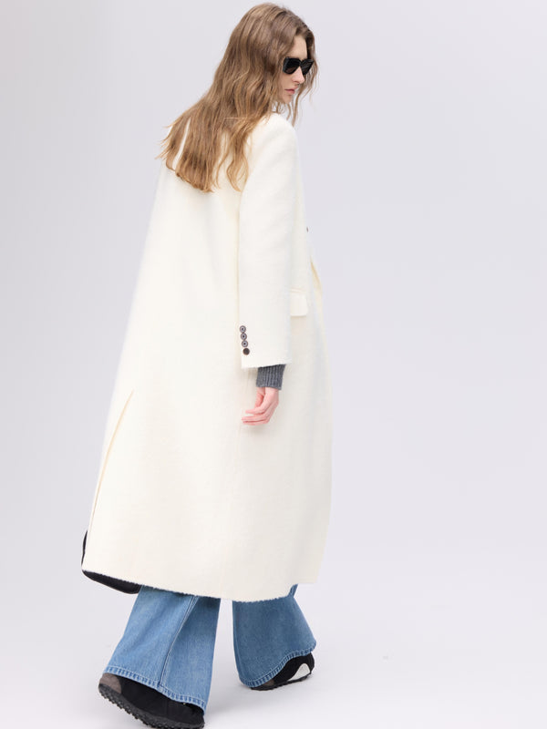 Structured Double-Breasted Coat