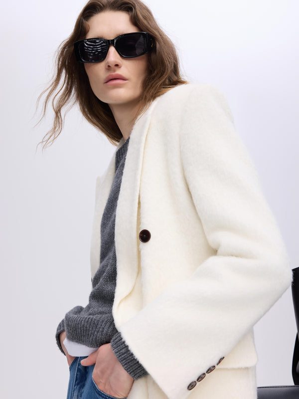 Structured Double-Breasted Coat