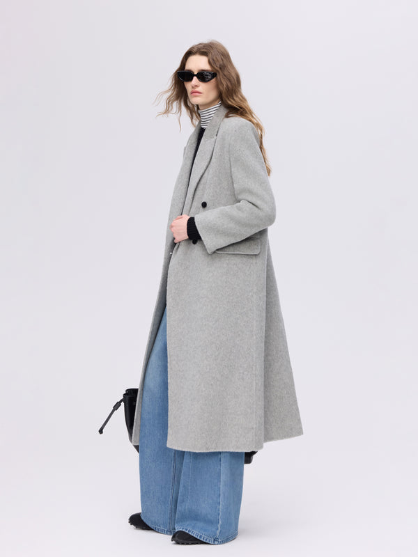 Structured Double-Breasted Coat